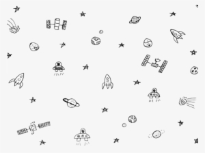 Ftestickers Galaxy Background Galaxybackgr - Space Doodles Transparent Background