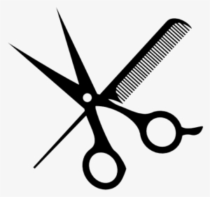Svg Transparent Download And Comb Simons Hair Shop - Hair Salon Scissors Clipart