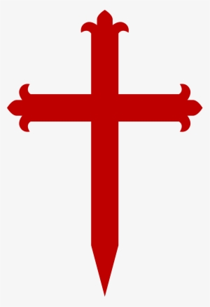 File St James Cross Graphic Black And White Library - Cross Of St James