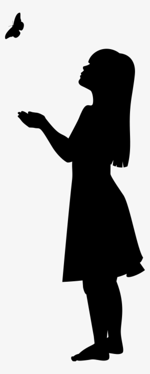 This Free Icons Png Design Of Little Girl And Butterfly