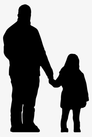 Dad And Son Fishing Silhouette Png - Father And Daughter Png