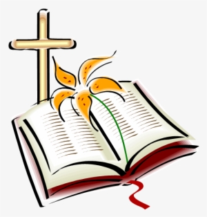 Graphic Library Stock Catholic Clipart Cross Bible - Clip Art Bible Png