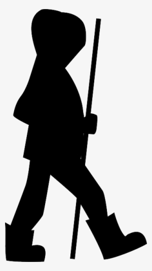 Hiker, Girl, Hike, Hiking, Little, People, Silhouette - Caminhante Png