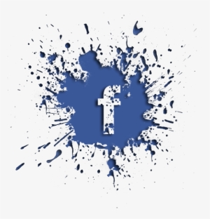 Facebook-icon - Black Paint Splatter