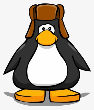 Russian Hat Pc - Penguin With A Medal
