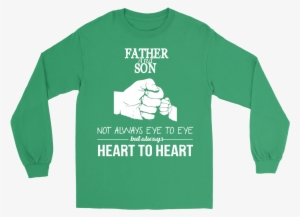 Father & Son Heart To Heart - Long-sleeved T-shirt