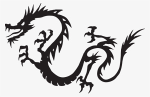 Dragon Black Flying Myth Mythology Drawing - Japanese Dragon Chinese Dragon Clipart
