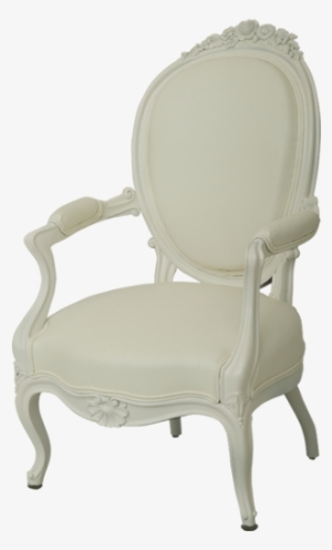 White Victorian Chair Set - Bank