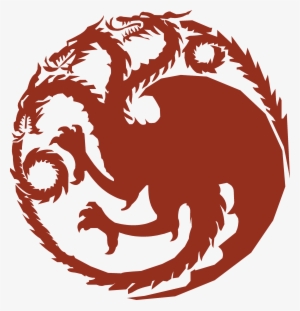 Game Of Thrones Clip Art - House Targaryen Sigil