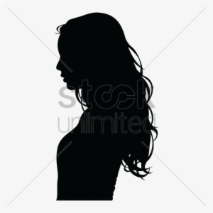 Silhouette Woman Face Clipart Silhouette Clip Art - Long Hair Silhouette