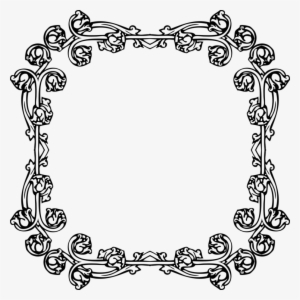 Victorian Era Borders And Frames Picture Frames Ornament - Transparent Victorian Vector