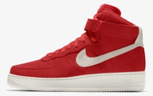 Nike Air Force 1 High Premium Id Track Red/sail/white - Nike Airforce Mid 1