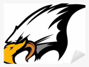 Autocolante Pixerstick Mascot Head Of An Eagle Vector - Eagle Head