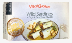 Vital Choice Wild Sardines In Organic Extra Virgin - Vital Choice Sardines In Organic Olive Oil 4.375 Oz