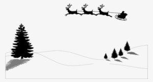 93 Free Images Of Christmas Scene - Pine Tree Silhouette