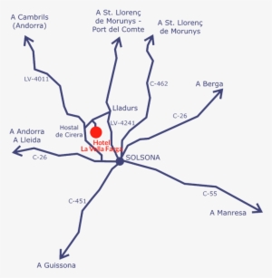 How To Get There - La Vella Farga Hotel