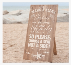 Tablet De Madera 60 X 120 Cm Para Dar La Bienvenida - Carteles De Madera Para Bodas