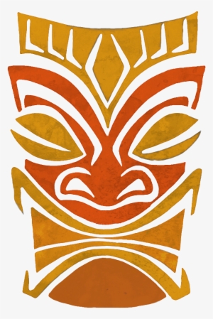 Este Gráficos Es Pintado A Mano De Madera Png Transparente - Tiki Decal