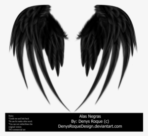 Alas Negras By Denysroquedesign By Denysroquedesign - Wallpaper