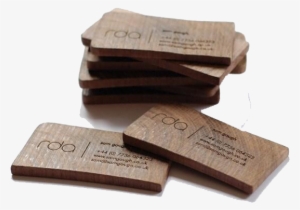 Corte En Madera Tarjetas De Presentacion - Wooden Business Card