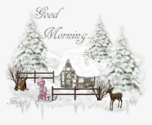 Snow Good Morning Photo Snowscene A Zps2d0ad068 - Christmas Tree