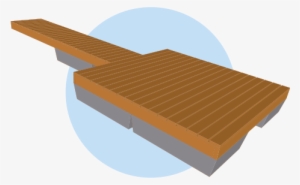 Plastic Pontoon Dock 2 Muoviponttoni - Illustration