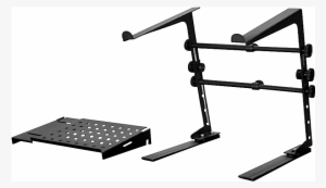 Dr Pro Dj Laptop Stand And Shelf Bundle - Dr Pro Laptop Stand