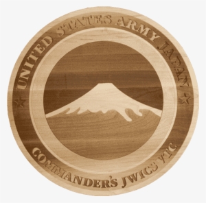 Custom Wood Engraving Of Us Army Mountain Division - Engraving