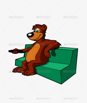 Bear On Couch - Character