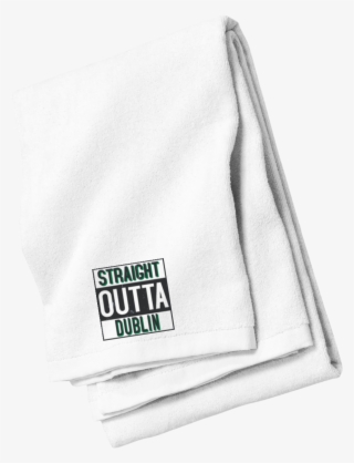 Paw Print Embroidered Beach Towel