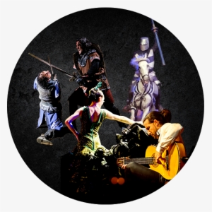 Medieval Show With Pegasus Dinner Flamenco Show - Birthday Cake