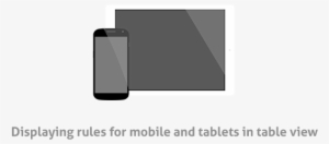 Displaying Rules For Mobile - Smartphone