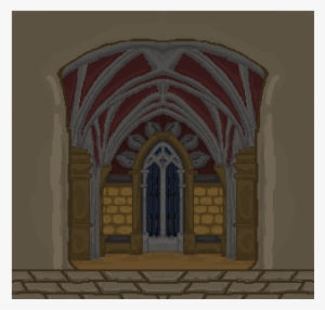Medieval Castle Background - Arch