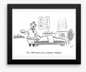 Funny Ending Cartoon Print By Bob Eckstein - Poster