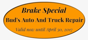 Spring 2017 Brake Sale - Circle