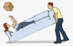 Man Moving A Couch - Moving Company