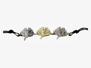 Brass Ginkgo Bracelet - "brass Ginkgo Bracelet"