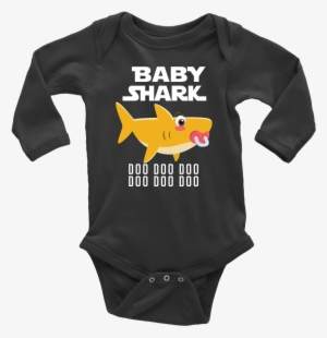 Official Vnsupertramp Baby Shark Long Sleeve Baby Bodysuit