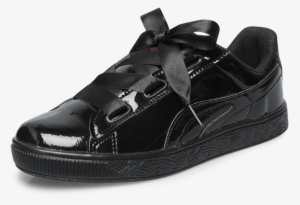Tenis De Charol Con Agujeta De Listón - Puma Fenty Siyah Ayakkabı