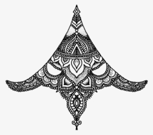 Mandala Tattoos Png Transparent Images - Boobs Tattoo Png Transparent