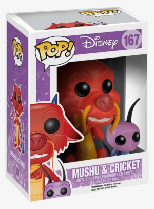Funko Pop Disney Mulan Mushu Cricket - Funko Mulan: Mushu & Cricket