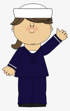 Female Soldier Cliparts - Navy Clipart