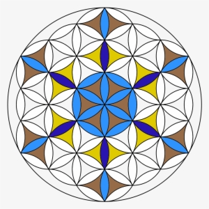 How To Draw A Flower Of Life With Only A Compass - Star Svg File Free