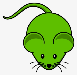Rat - Mouse Clip Art Green