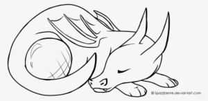 Sleeping Dragon Photo Drawing - Stained Glass