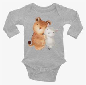 Peace On Earth Infant Long Sleeve Onesie - Infant Bodysuit