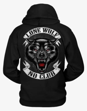 Lone Wolf - No Club - Logic You Are Not Alone Hoodie