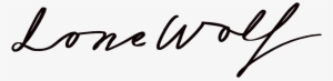 Lone Wolf Text Logo