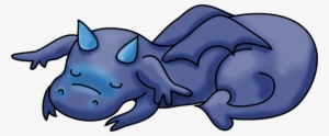Midnight Happy Dragon Sleeping