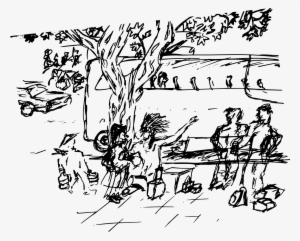 Woman In Native American Headdress In Shanghai, Telling - Illustration